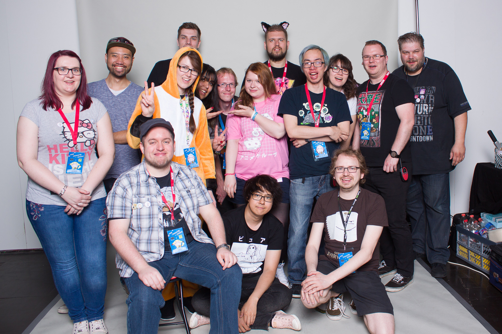 Community-Gruppenbild am DoKomi-Sonntag