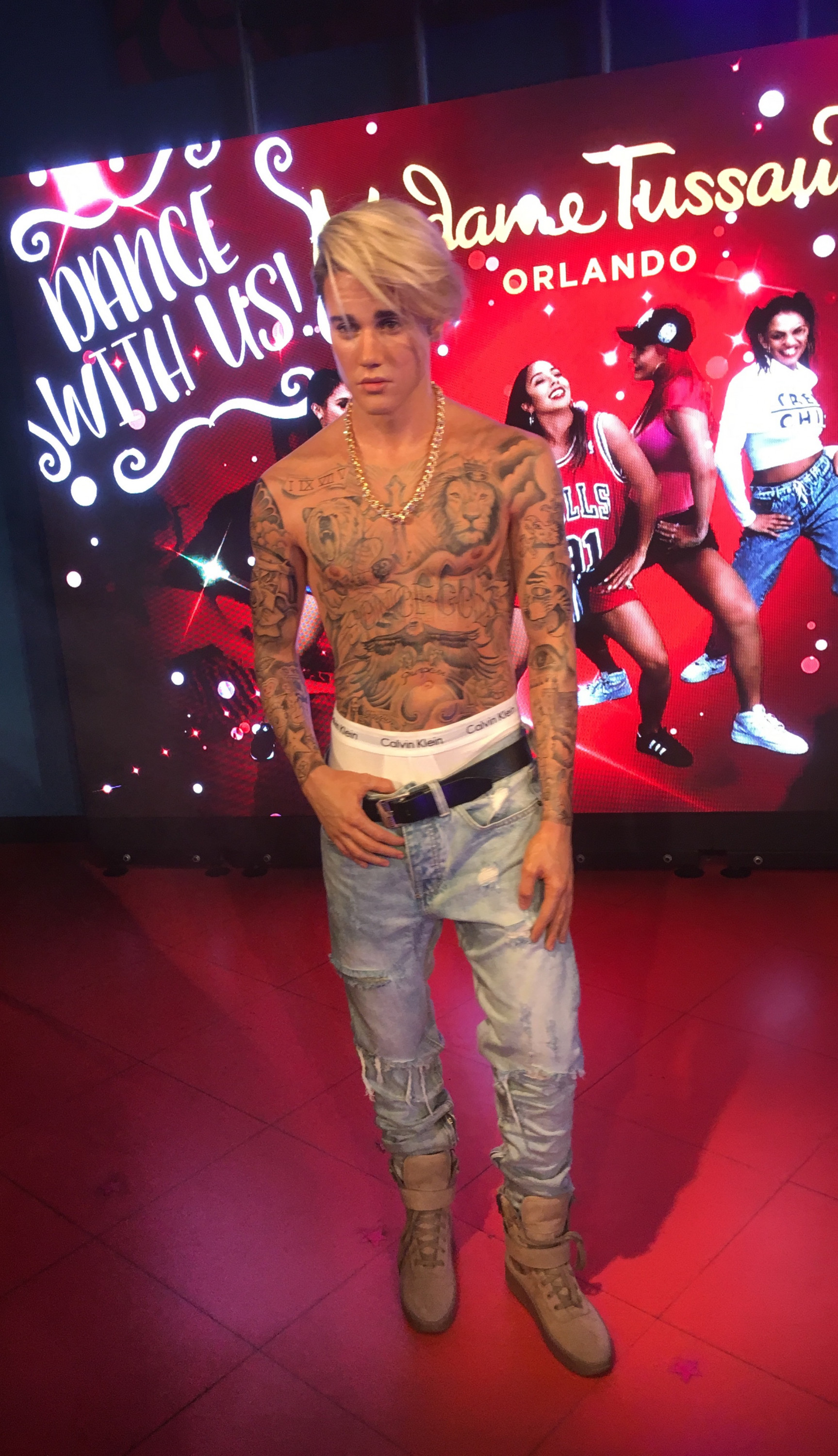 Madame tussauds orlando Justin bieber