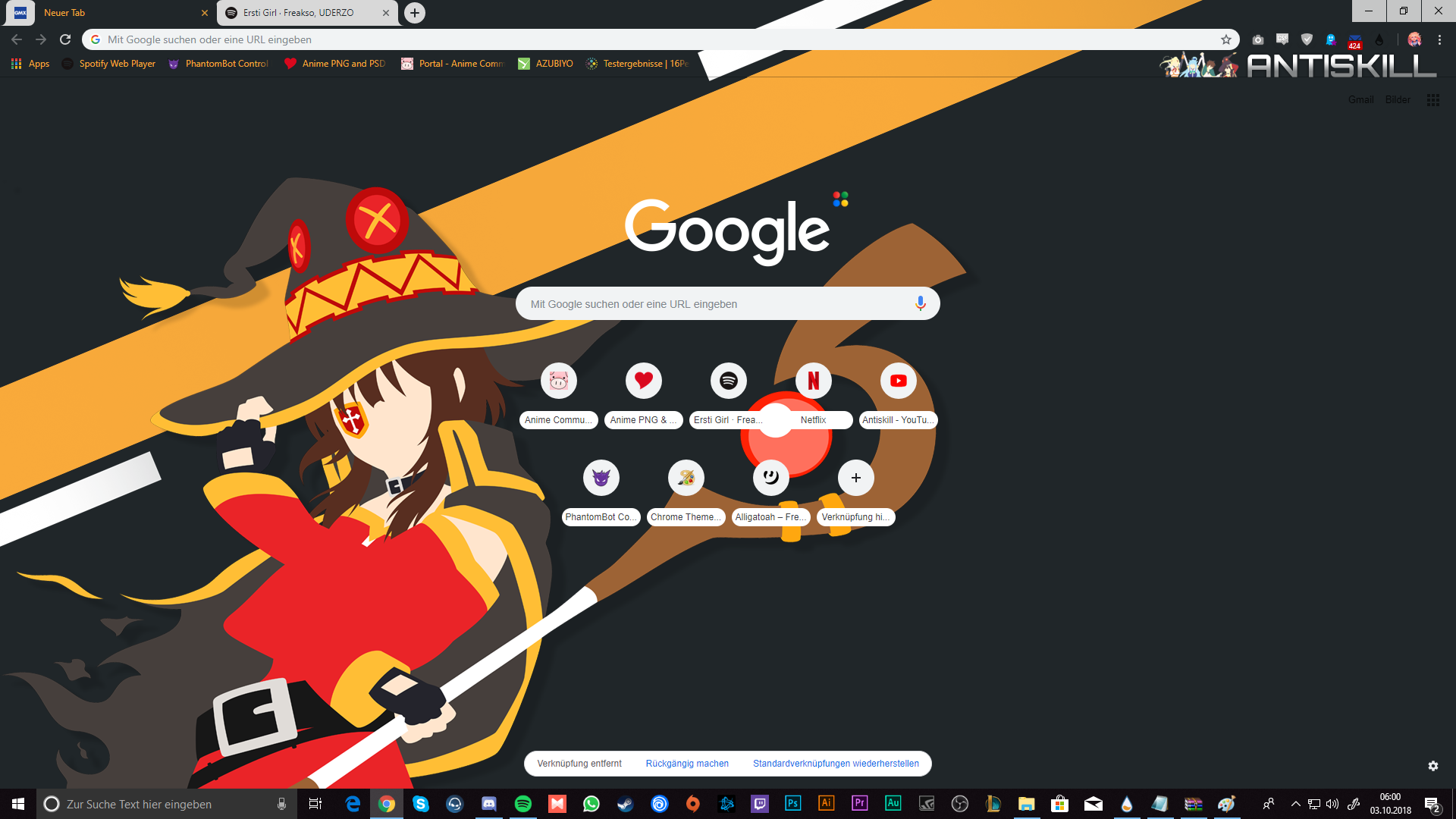 Eigenes Chrome Theme