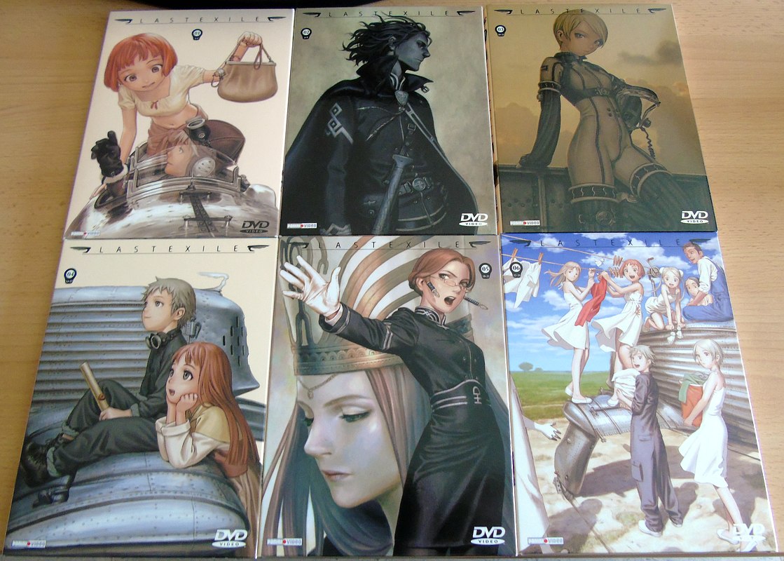 Range Murata: Last Exile, die DVDs