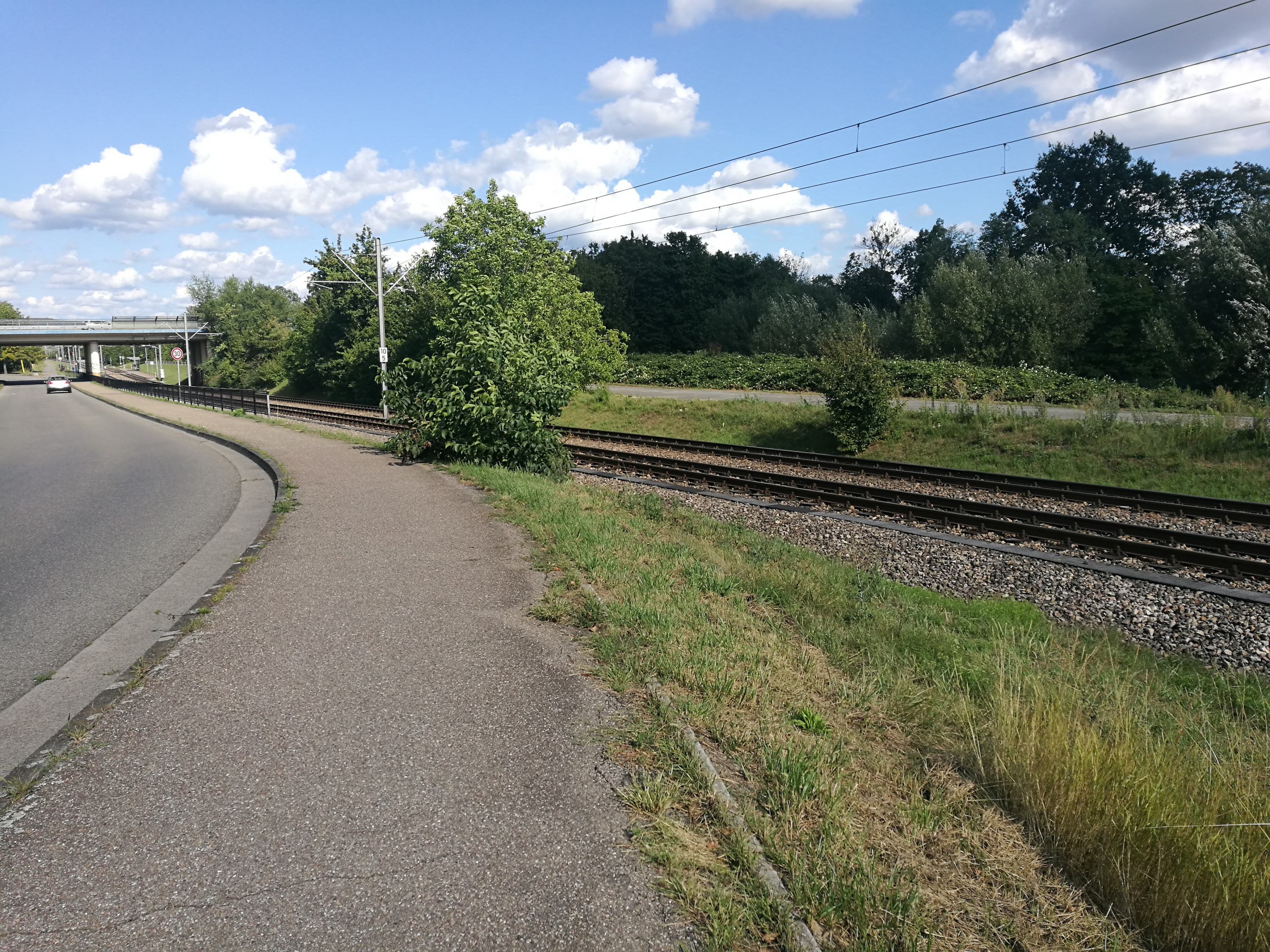 Jogging Route- Straßenbahnlinie