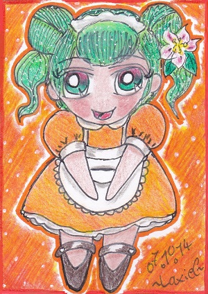 CupCake Commando Vol.II - Orange Maid Mayumi (Maid Card 6)