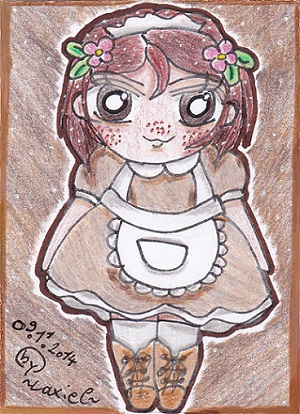 CupCake Commando Vol.II - Brown Maid Aki (Maid Card 10)