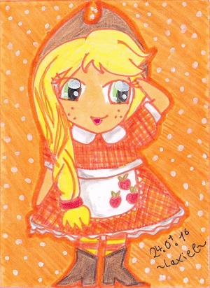My Little Pony Maid: Apple Jack (Pony MaidCard One)