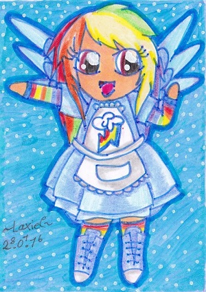 My Little Pony Maid: Rainbow Dash (Pony MaidCard Six)