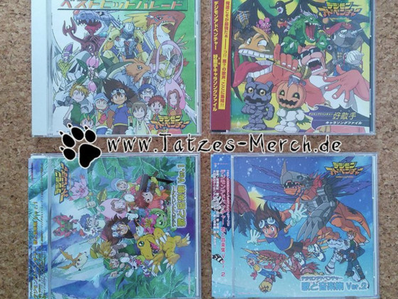[Meine Sammlung] Digimon - Digimon Adventure CDs
