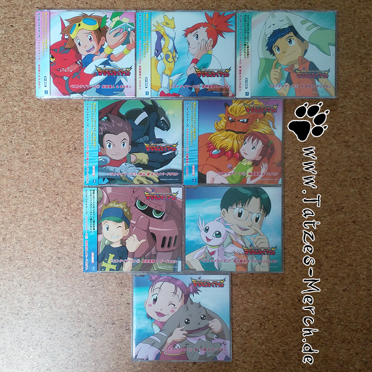 [Meine Sammlung] Digimon - Digimon Tamers "Best Tamer" CDs