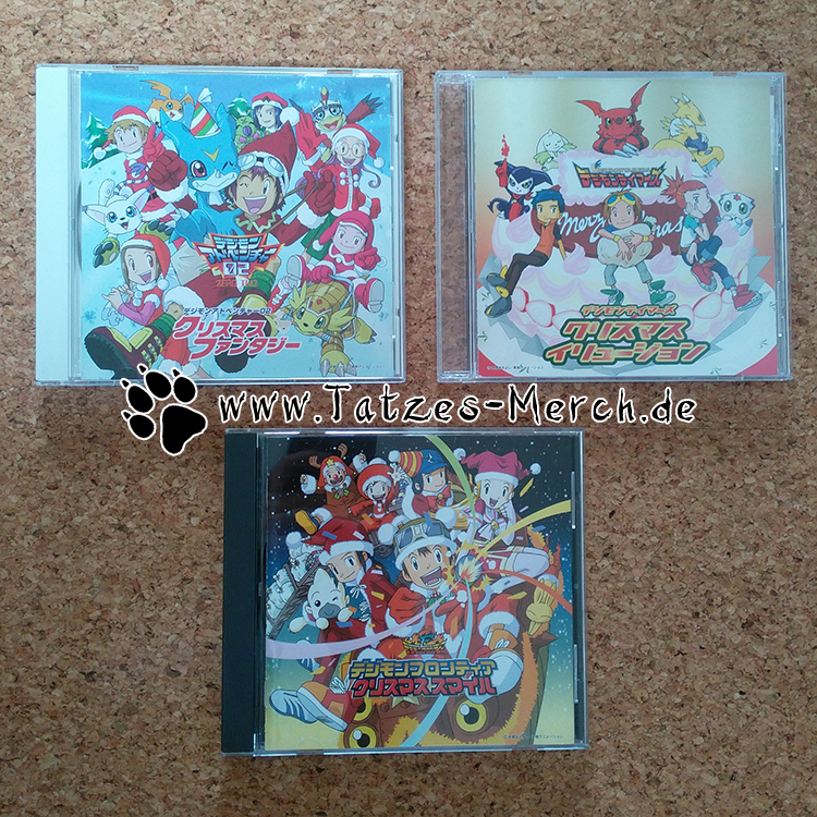 [Meine Sammlung] Digimon - Weihnachts-CDs