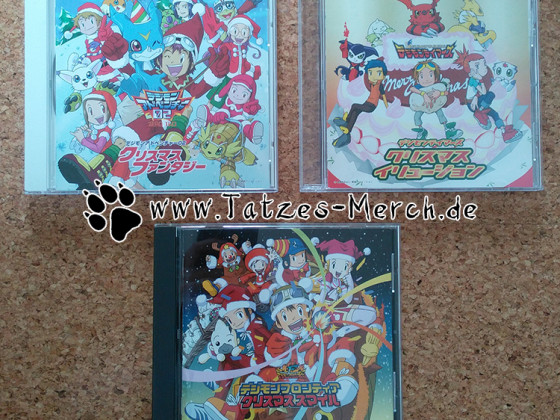 [Meine Sammlung] Digimon - Weihnachts-CDs