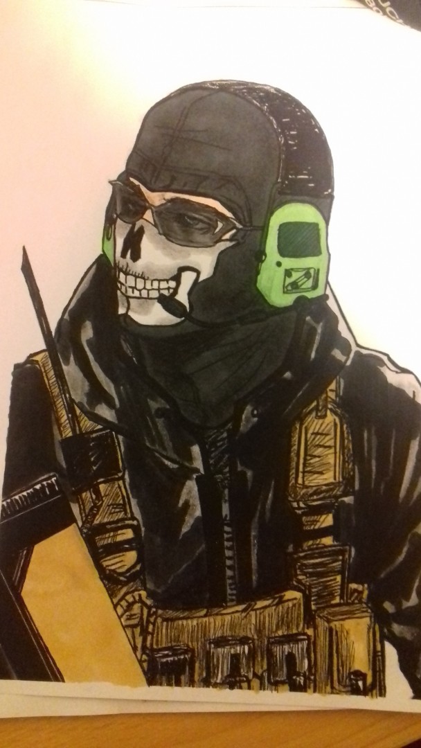 Simon Ghost Riley aus Call of duty