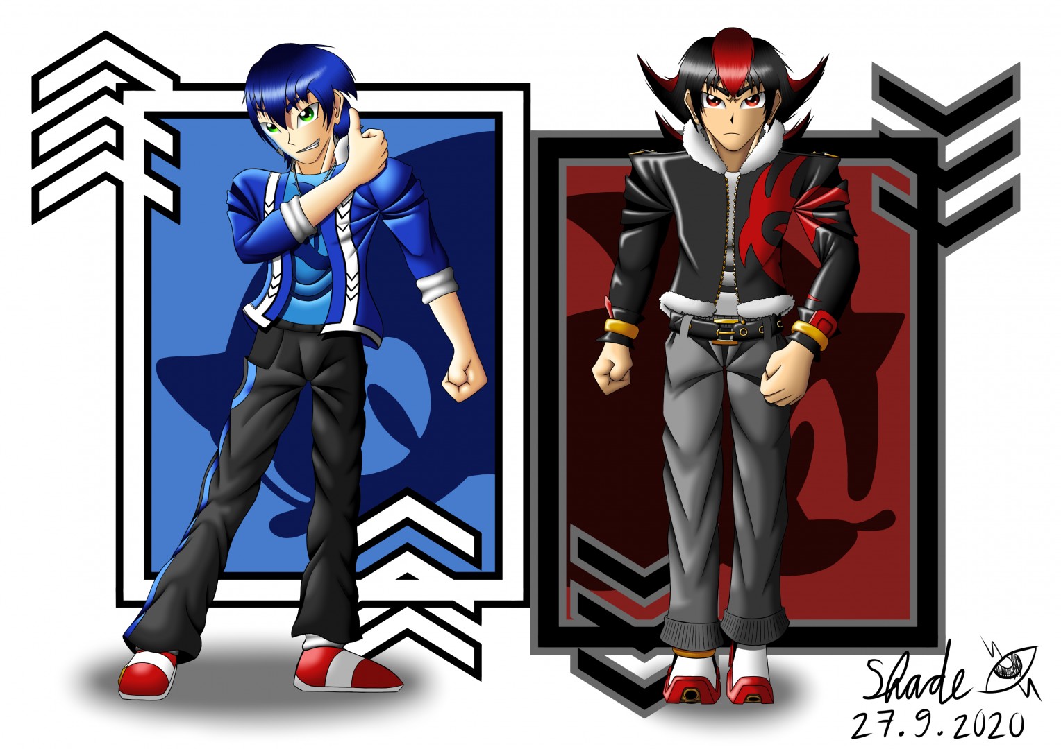 Humanized: Sonic & Shadow