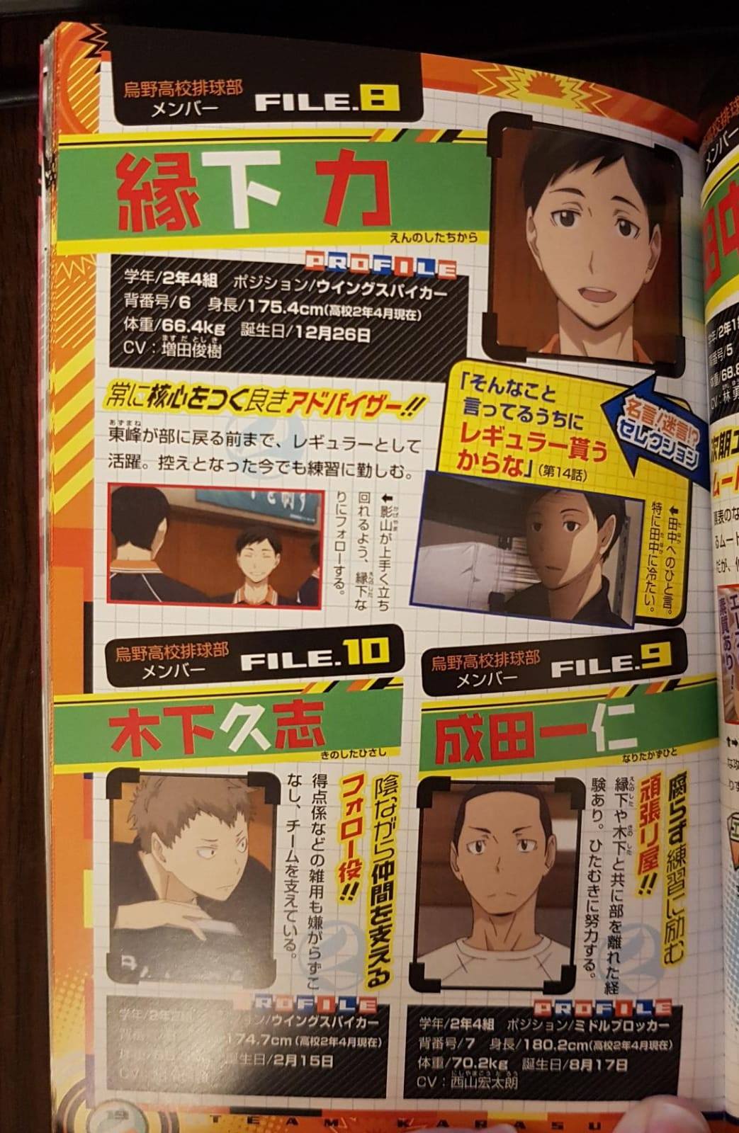 Haikyu!! Team Book Vol. 1 Karasuno