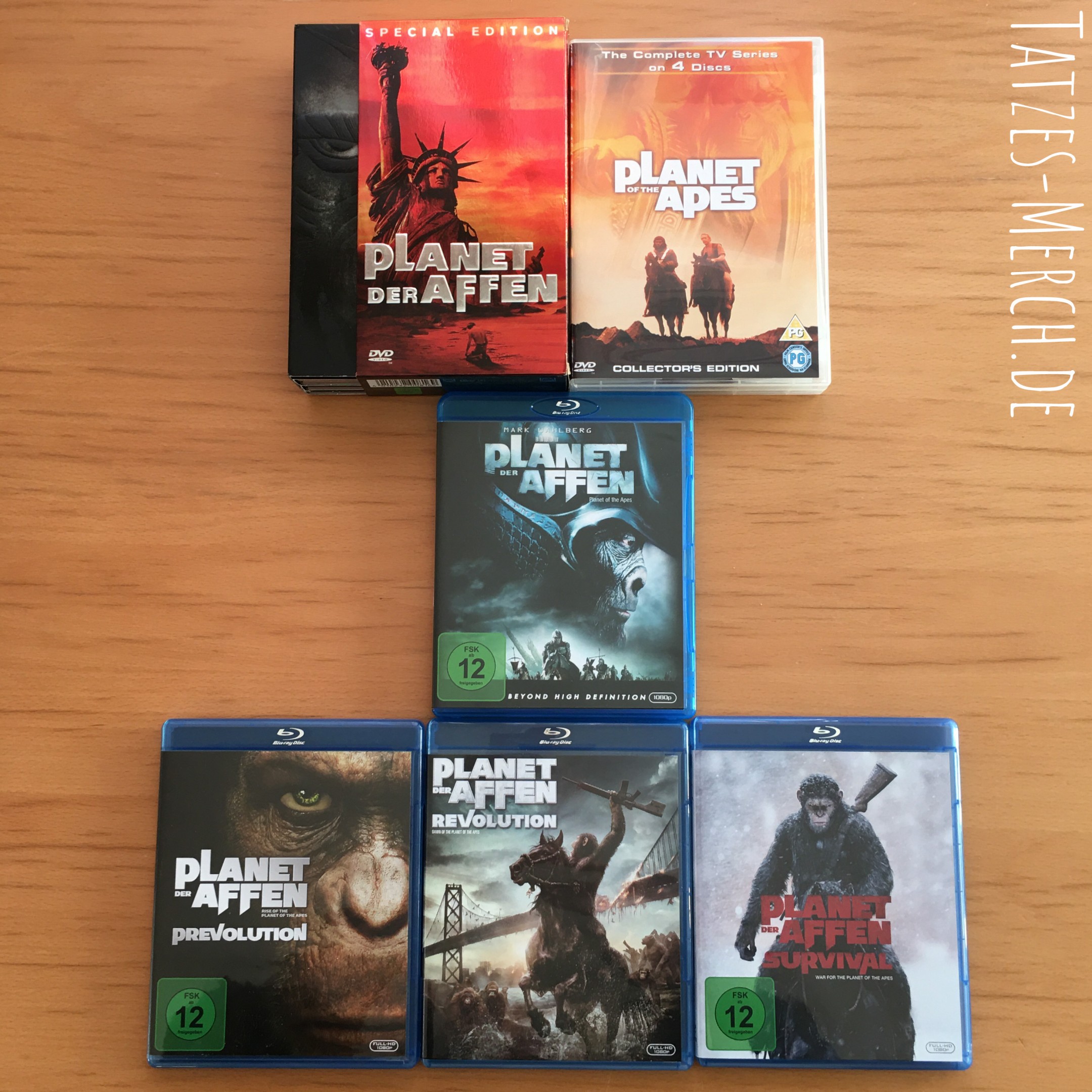 [Meine Sammlung] Planet der Affen - Filme & Serie