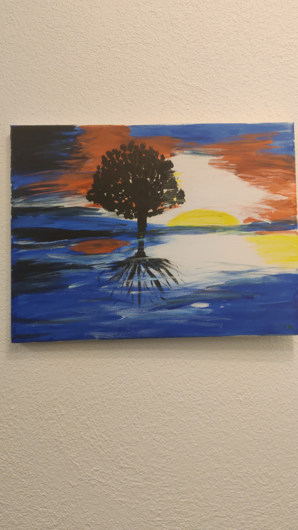 Baum im See