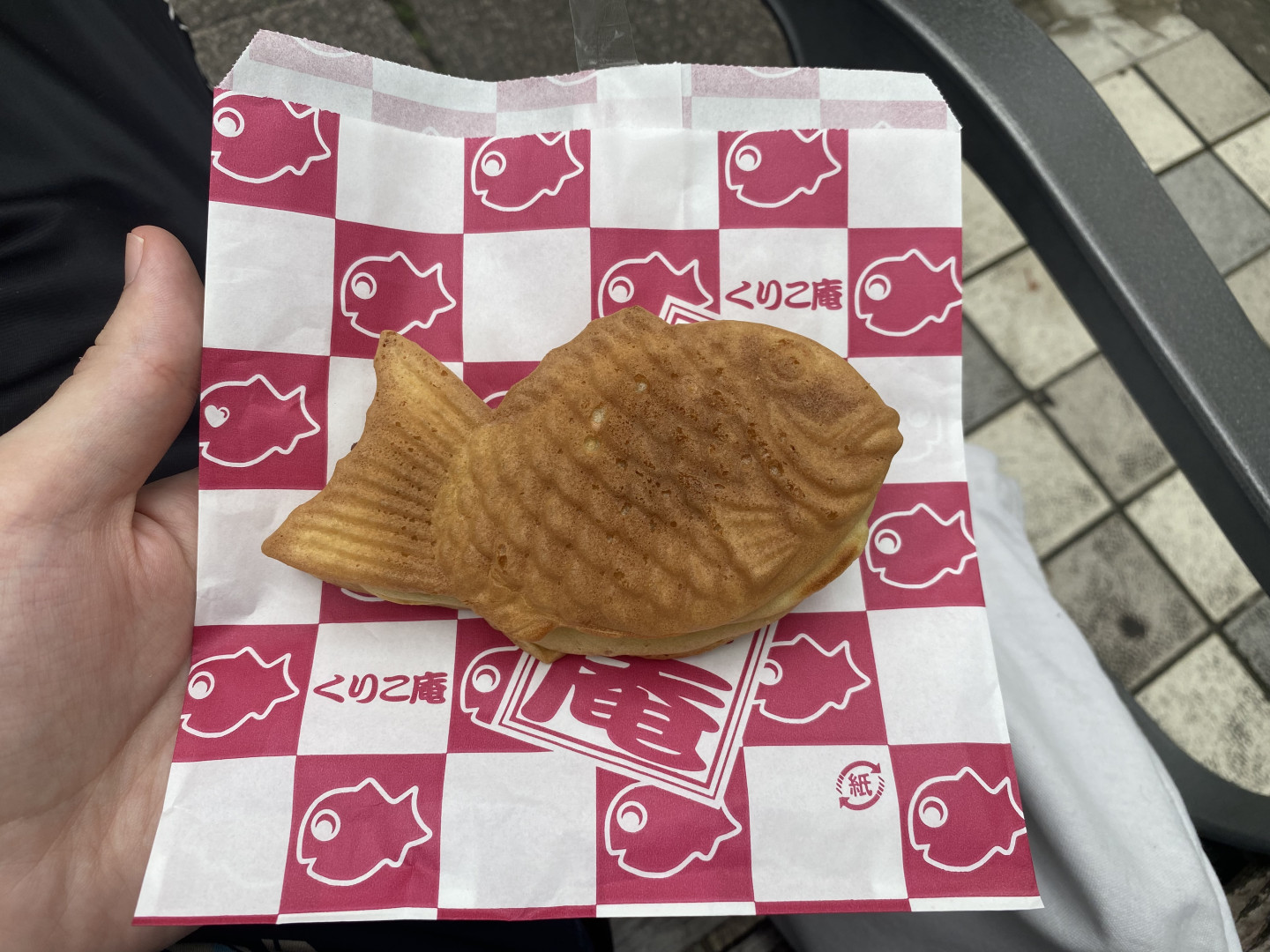 Taiyaki mit Kastanien- und Rotebohnenpaste