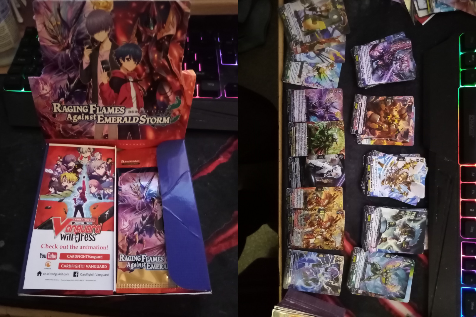 Cardfight Vanguard overDress Set 7 Display Opening