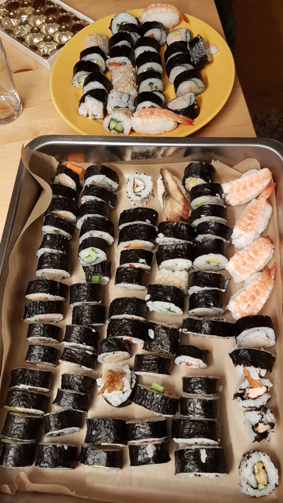 Zuviel Sushi