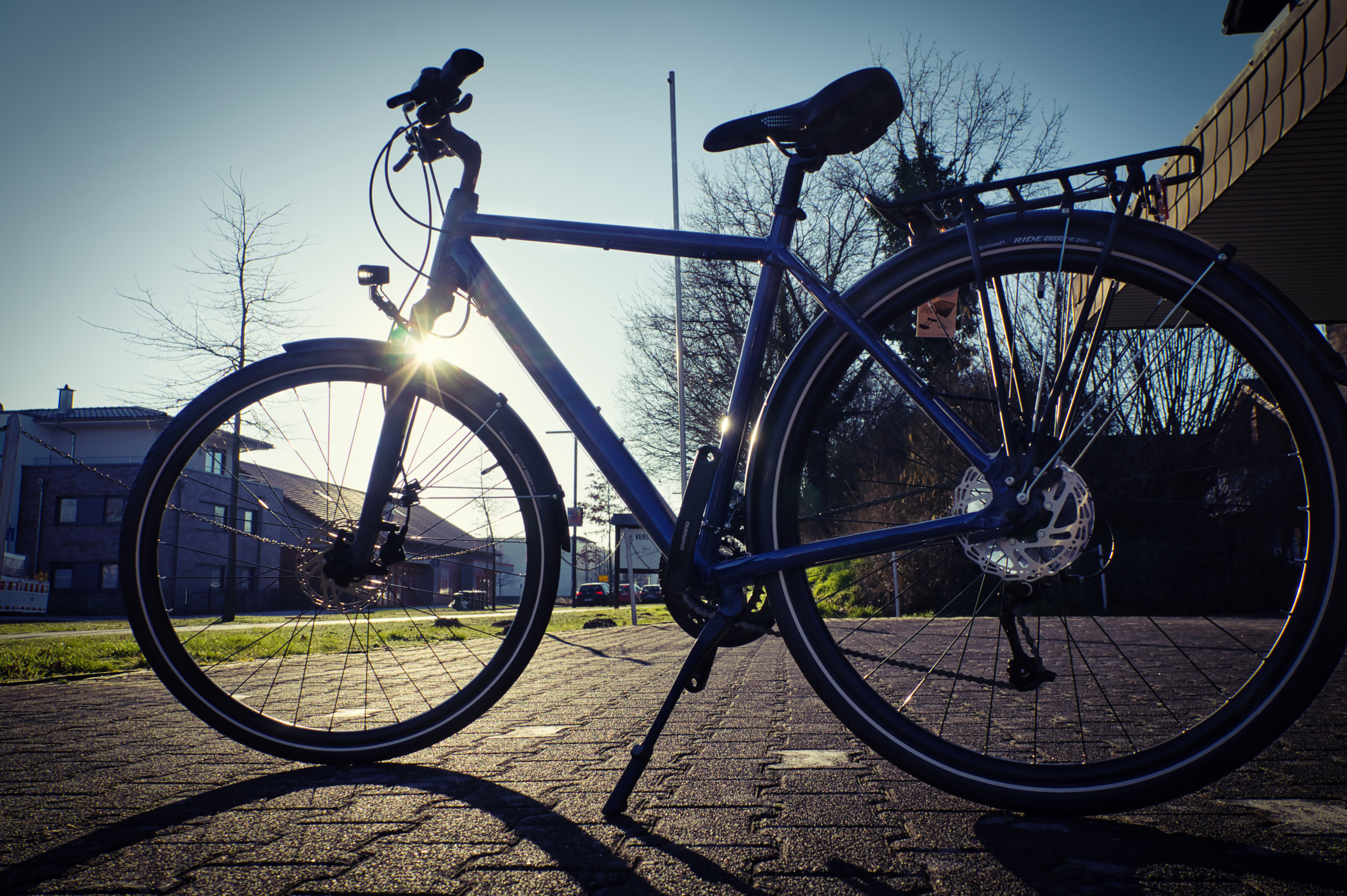 Ein Fahrrad