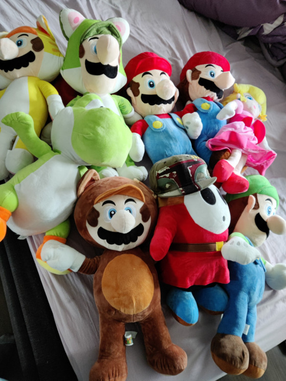 Super Mario kuscheltier Sammlung