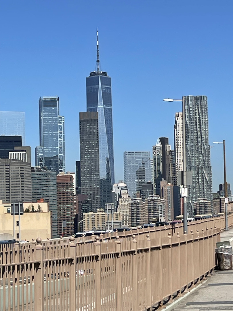 Blick von der Brooklyn Bridge