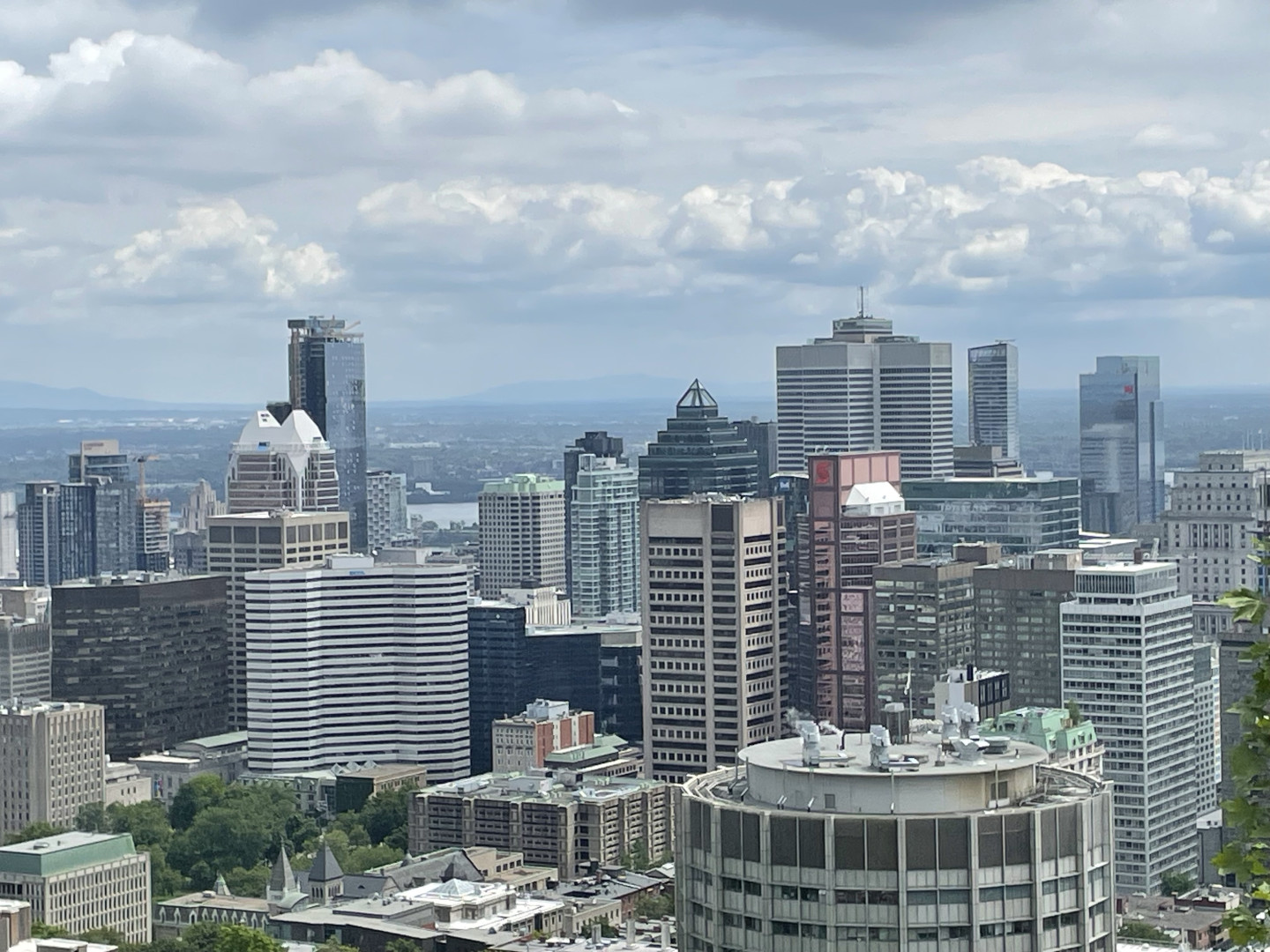 Ausblick auf Montreal (vom Mont Royal)