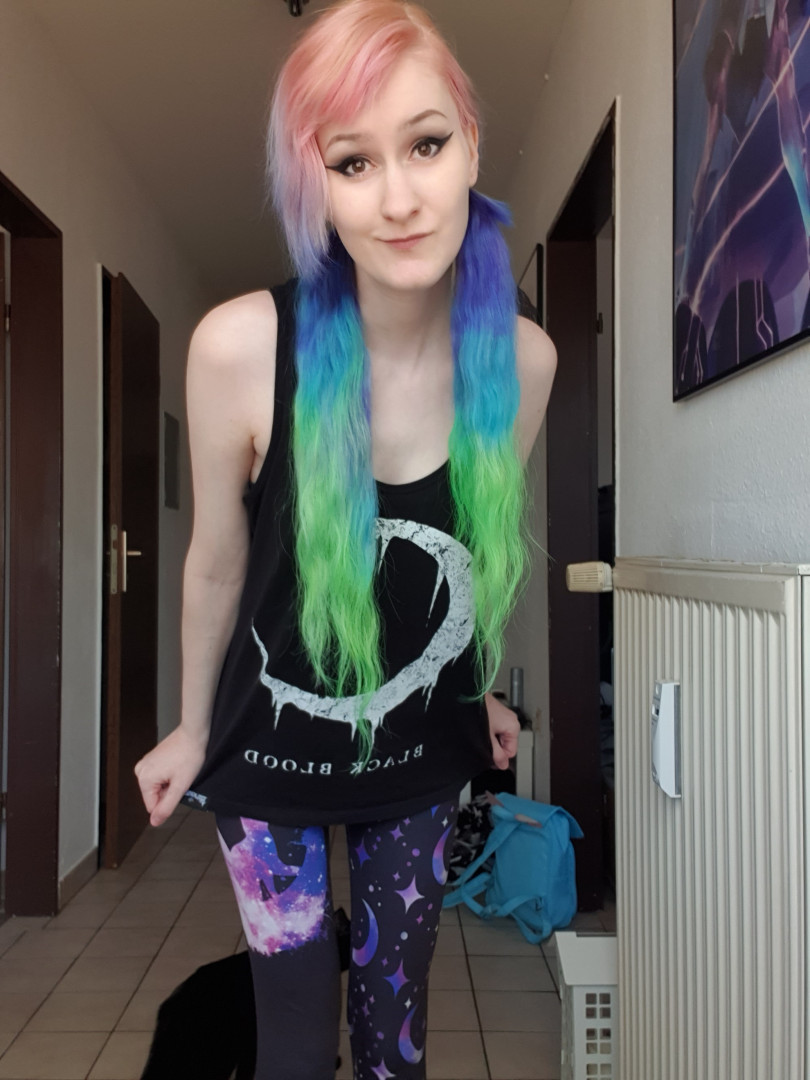 Meine regenbogen haare