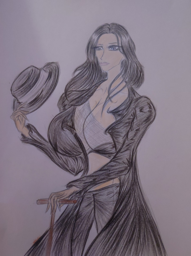 Nico Robin as The Undertaker