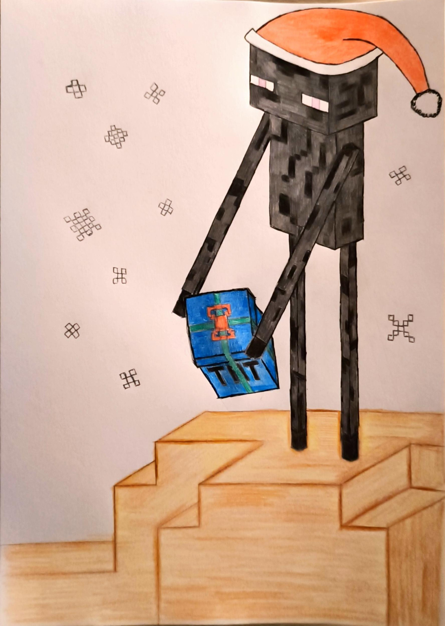 Enderman mit "Geschenk"