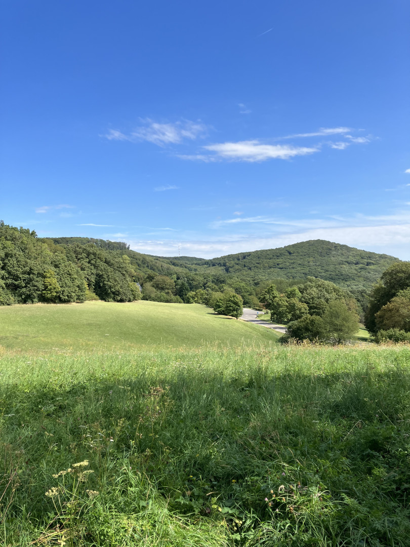 schöne Aussicht beim Wandern