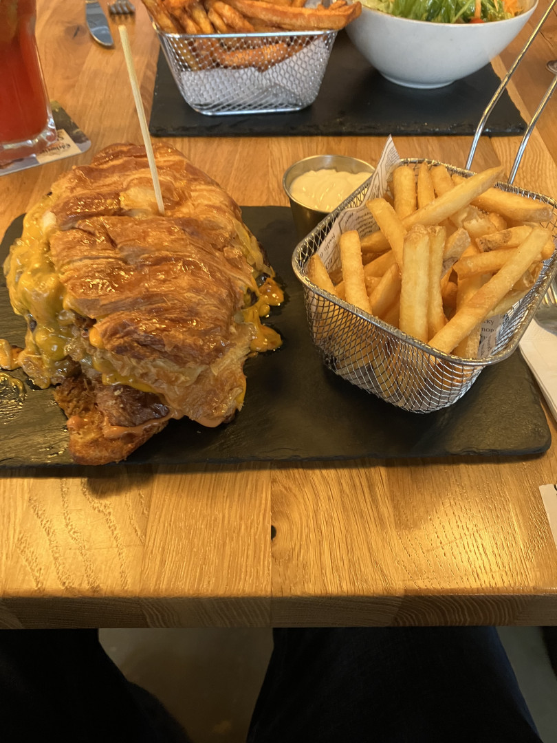 Triple Croissant Smashburger 😄