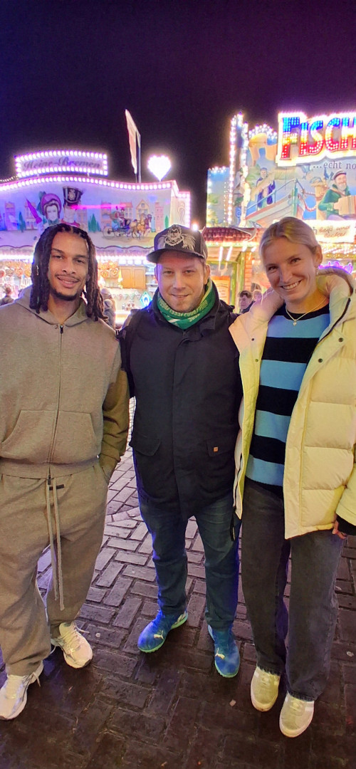 2 Werder Bremen Spieler & Me , Bremer Freimarkt 28.10.2025