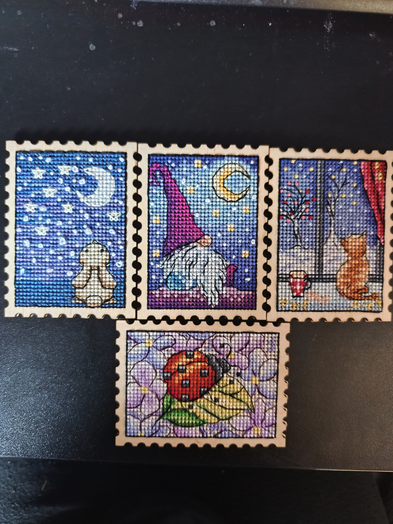 Weihnachts-Stickerei~