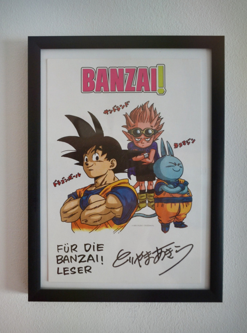 Akira Toriyama Autogramm
