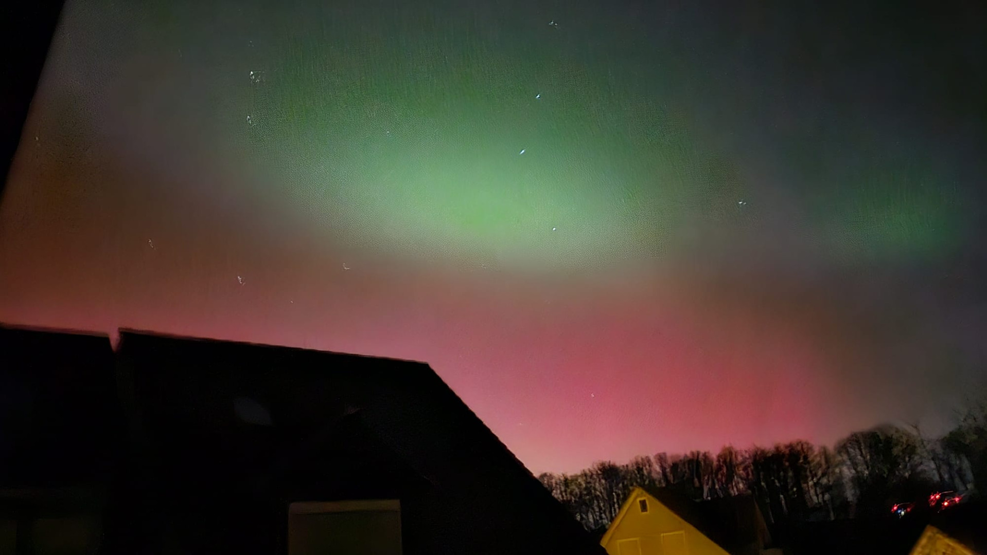 Polarlichter in Bayern 19.01.2026