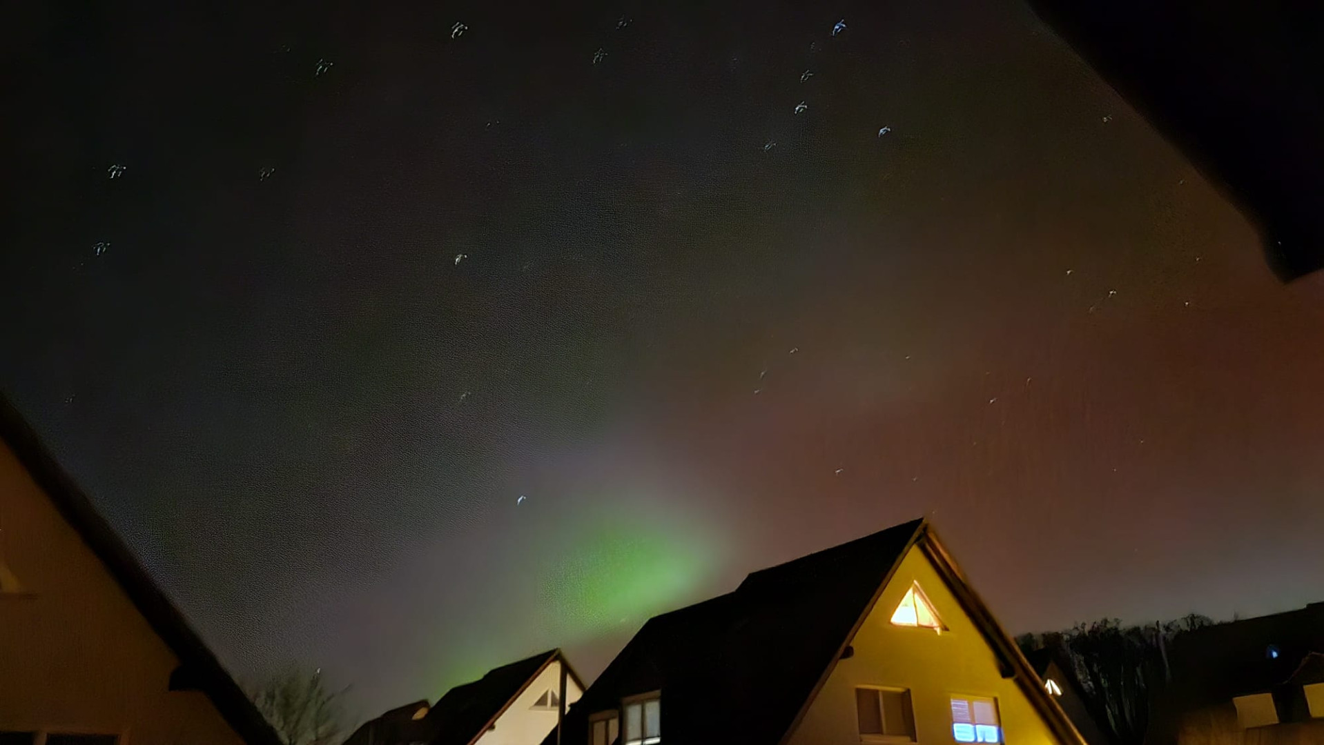 Polarlichter in Bayern 19.01.2026