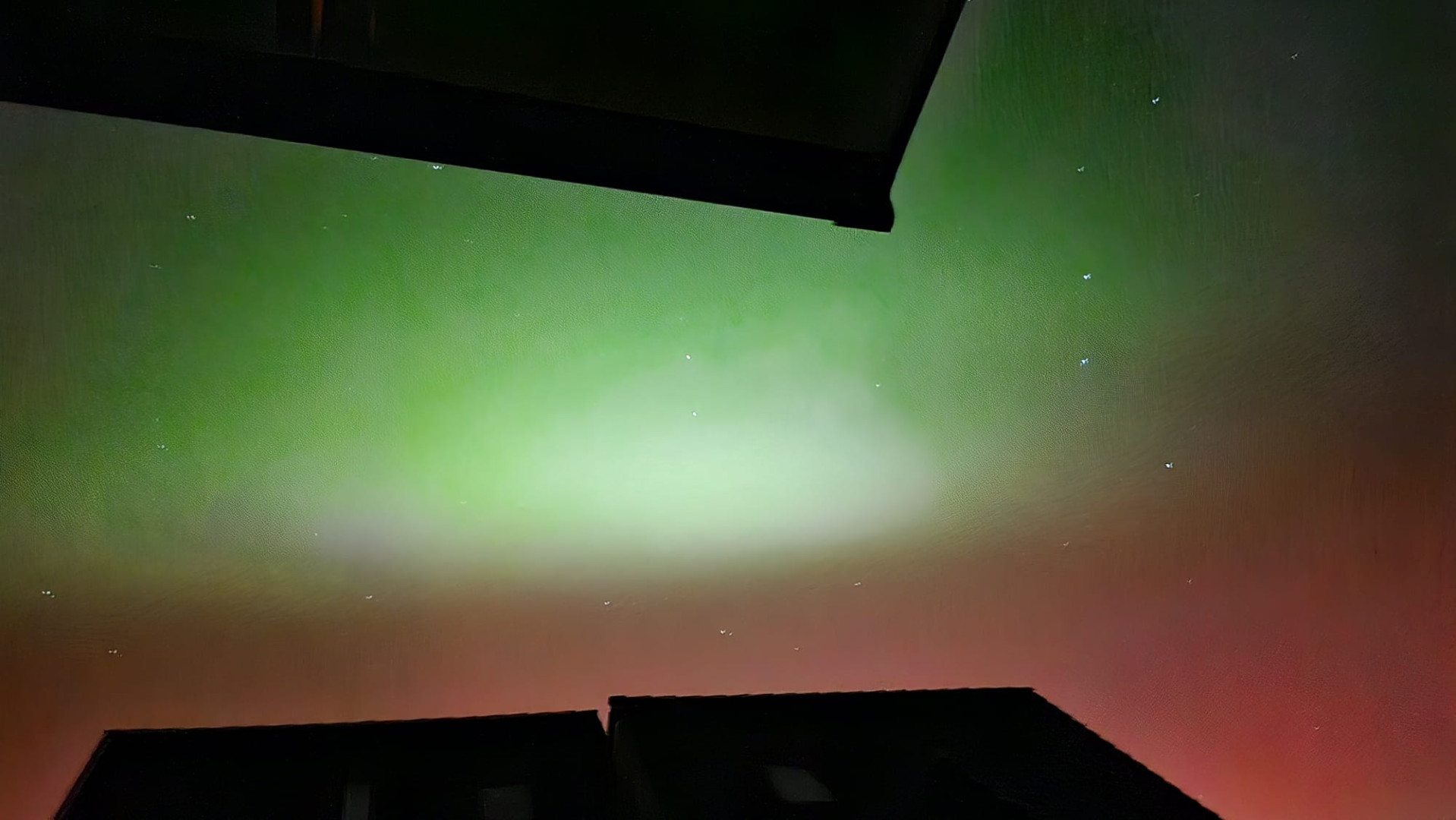 Polarlichter in Bayern 19.01.2026