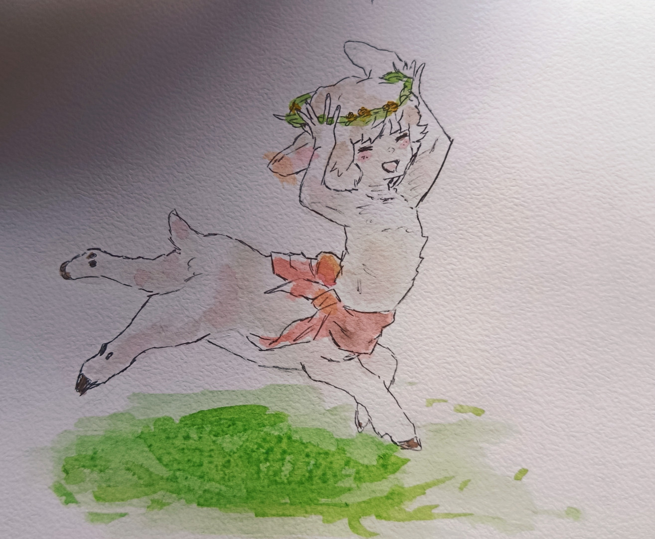 Gezeichnetes Lamm ding