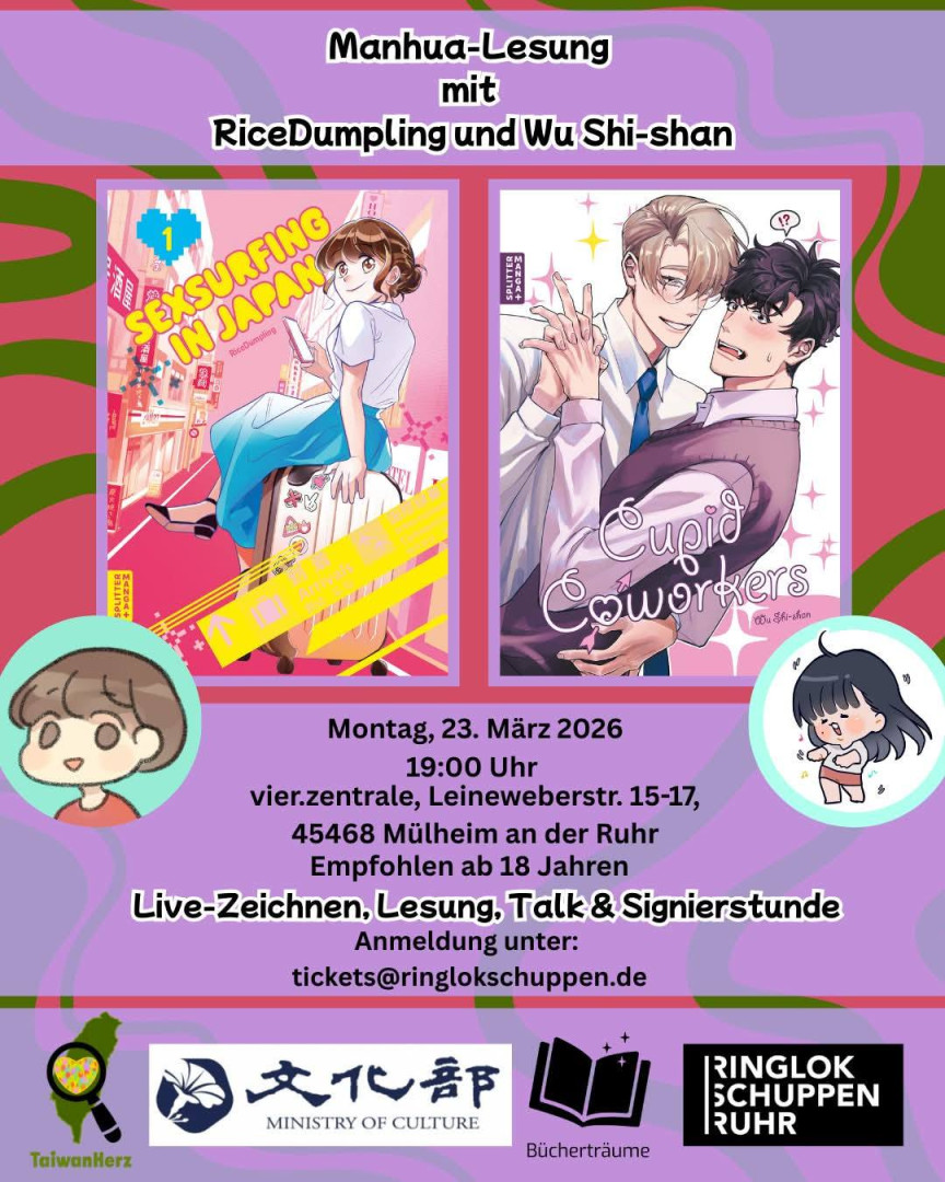 Comic Lesungen ,19:00~20:30 in der vier.zentrale in Mülheim an der Ruhr.  Leineweberstraße 15, Mülheim an der Ruhr.