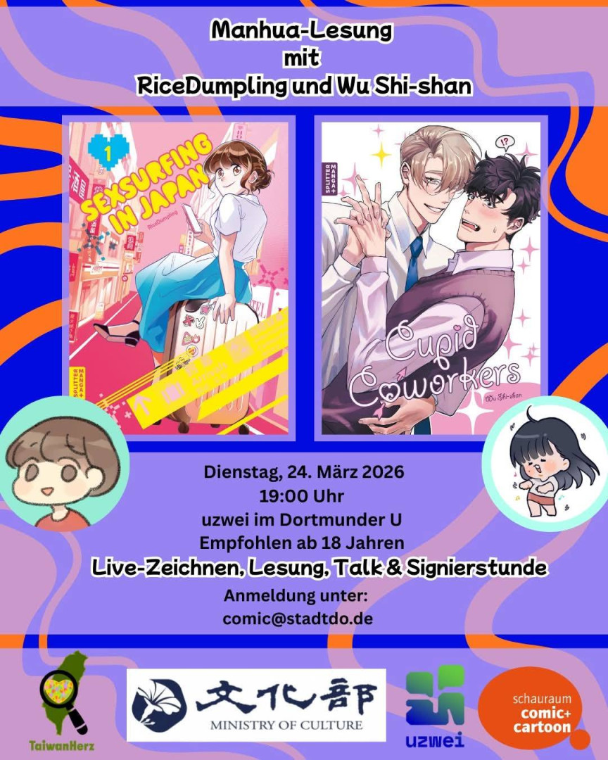 24.03. Comic Lesung 19:00~20:30 im uzwei (Dortmunder U) in Dortmund,