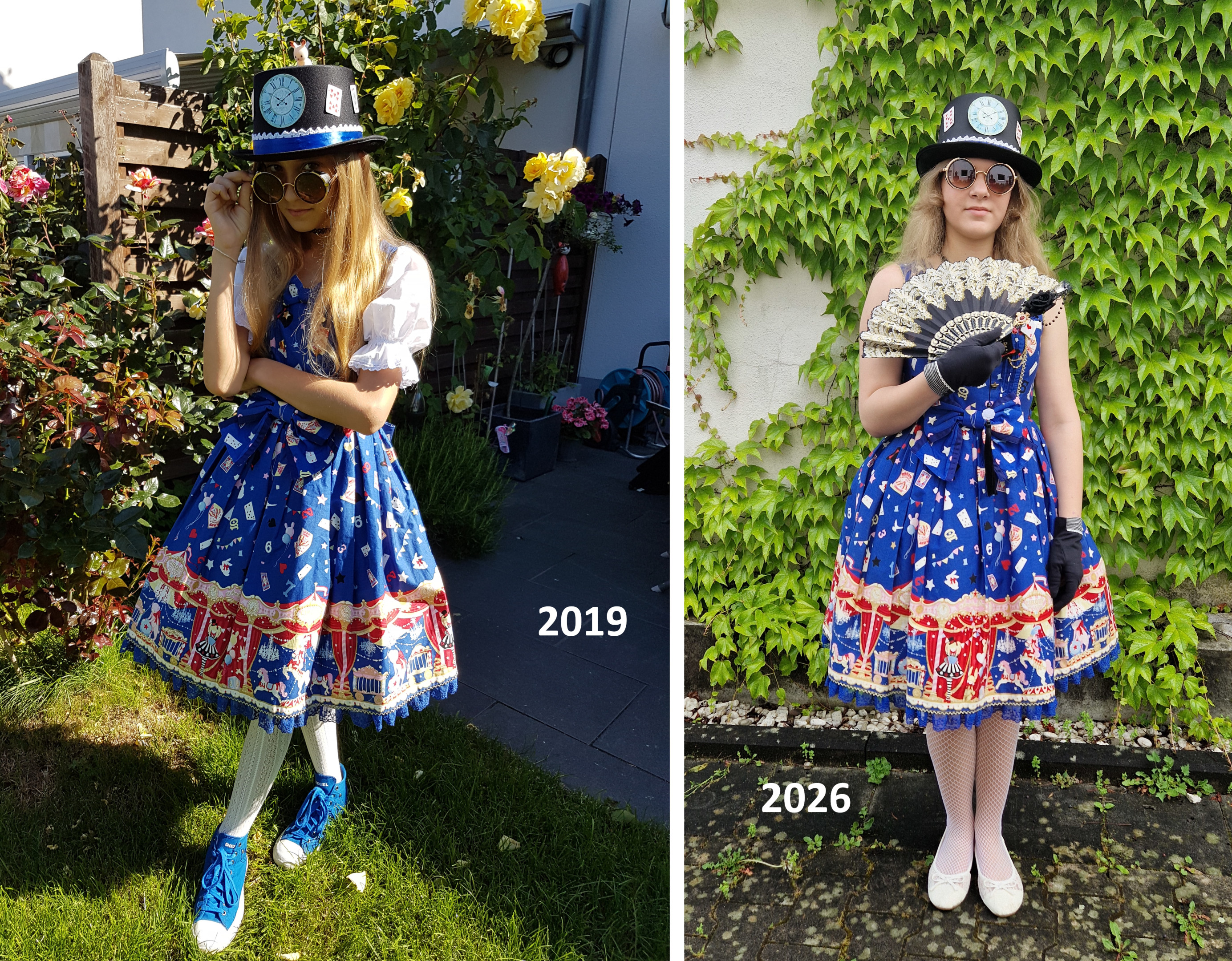 Same dress...