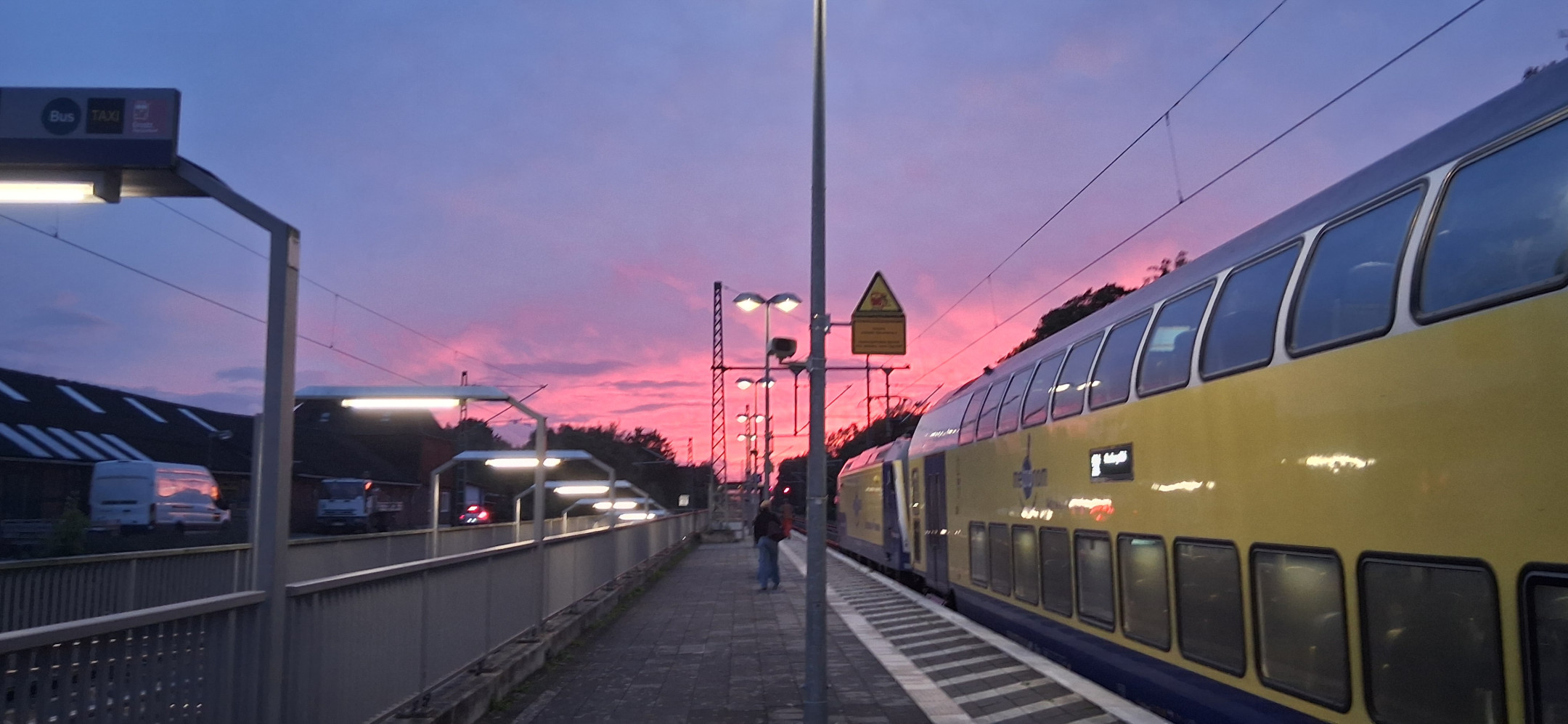 Sonnenuntergang und Metronom