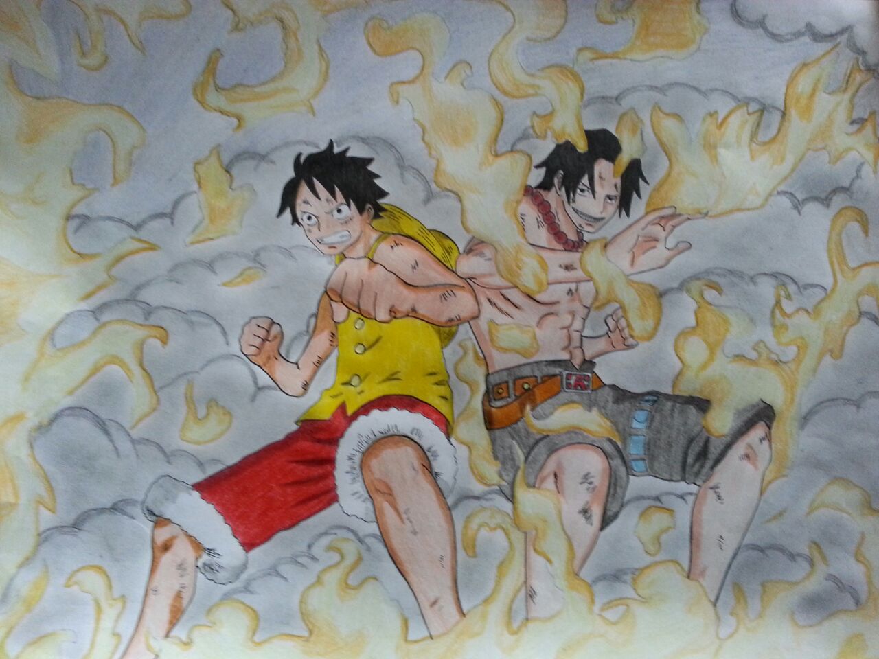 Monkey D. Ruffy & Portgas D. Ace