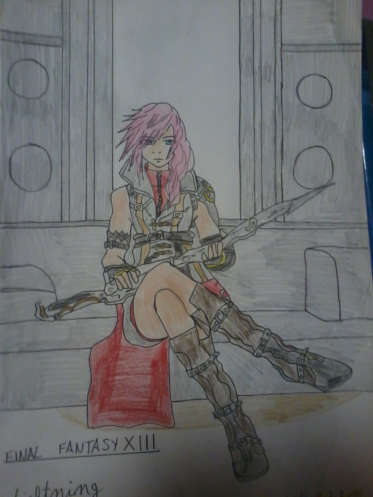 FINAL FANTASY X III Heldin Lightning