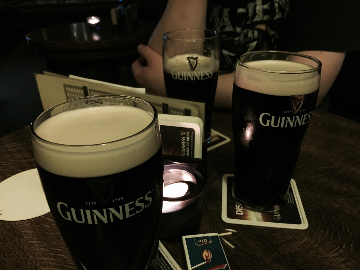 Guinness Draught @ o'Reillys Pub in Düsseldorf, Germany