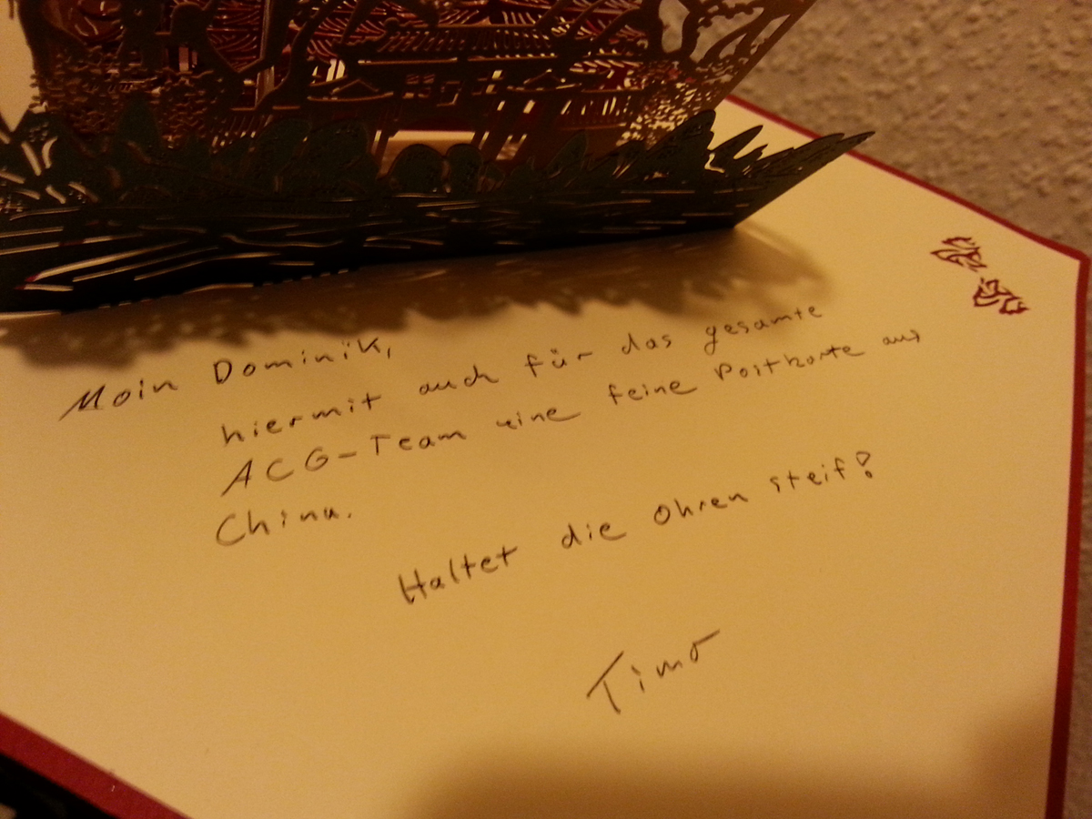 Post von tonguecat aus China