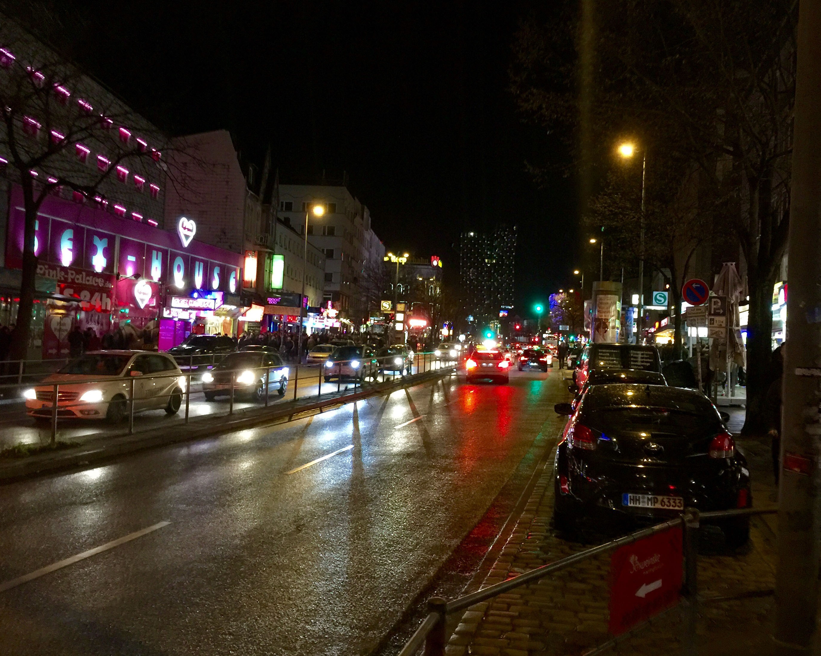 Hamburg Reeperbahn - Freitag, 11. Dezember 2015 um 2:30 Uhr