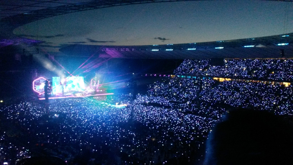 Coldplay live in Berlin