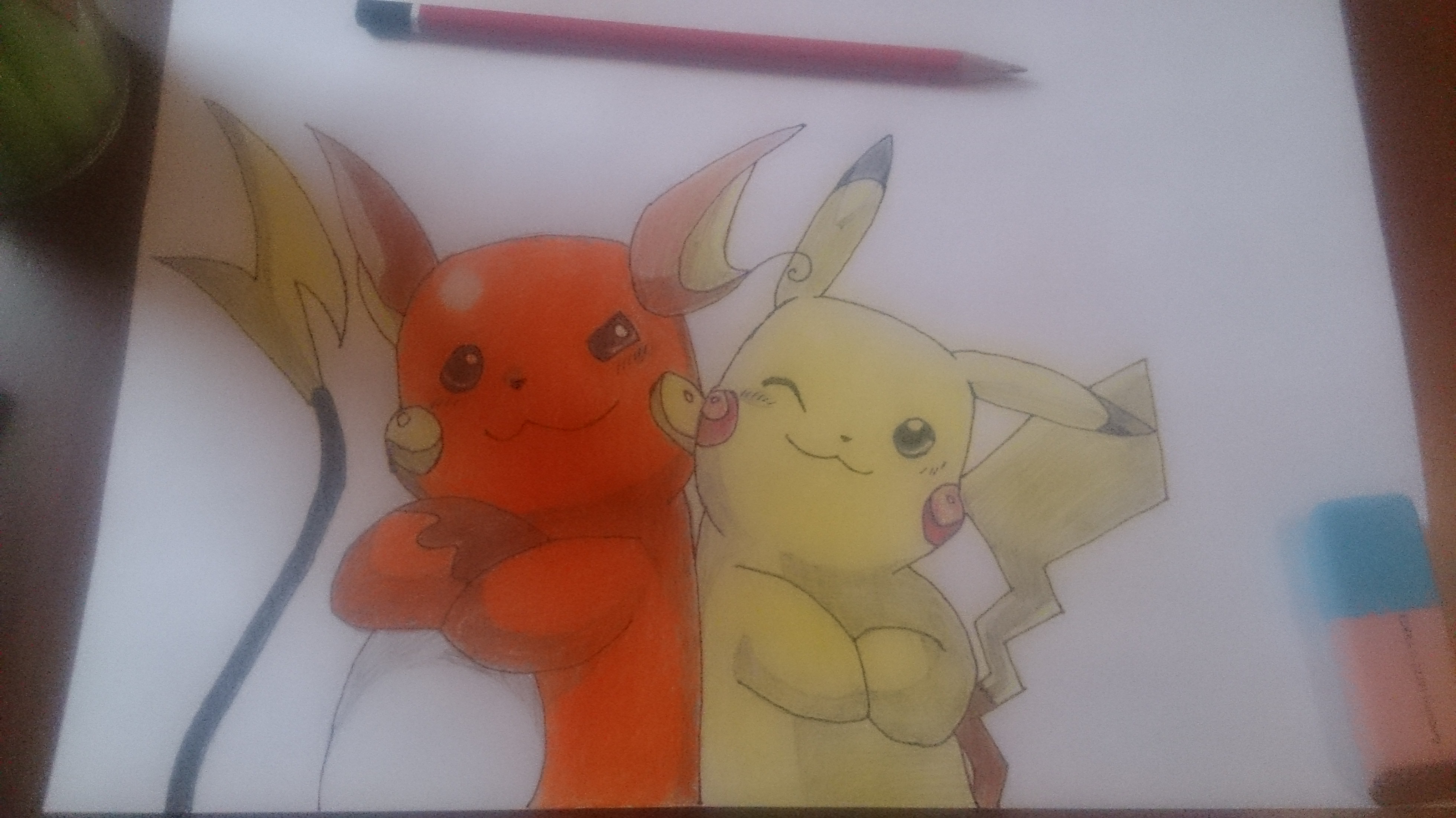 Raichu & Pikachu