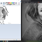 Mit der Maus in Paint