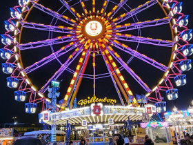 Riesenrad Hamburger Dom 19.11.2024